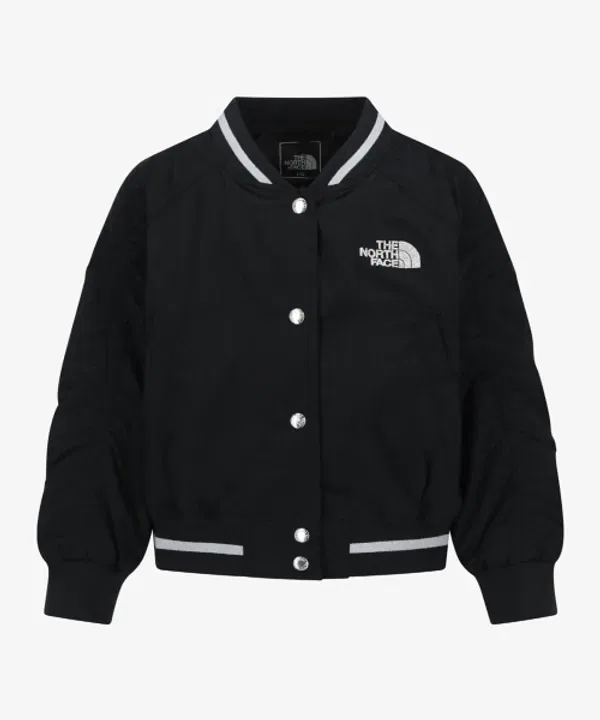 Куртка-бомбер, nj3bs07s, The North Face Kids, черный