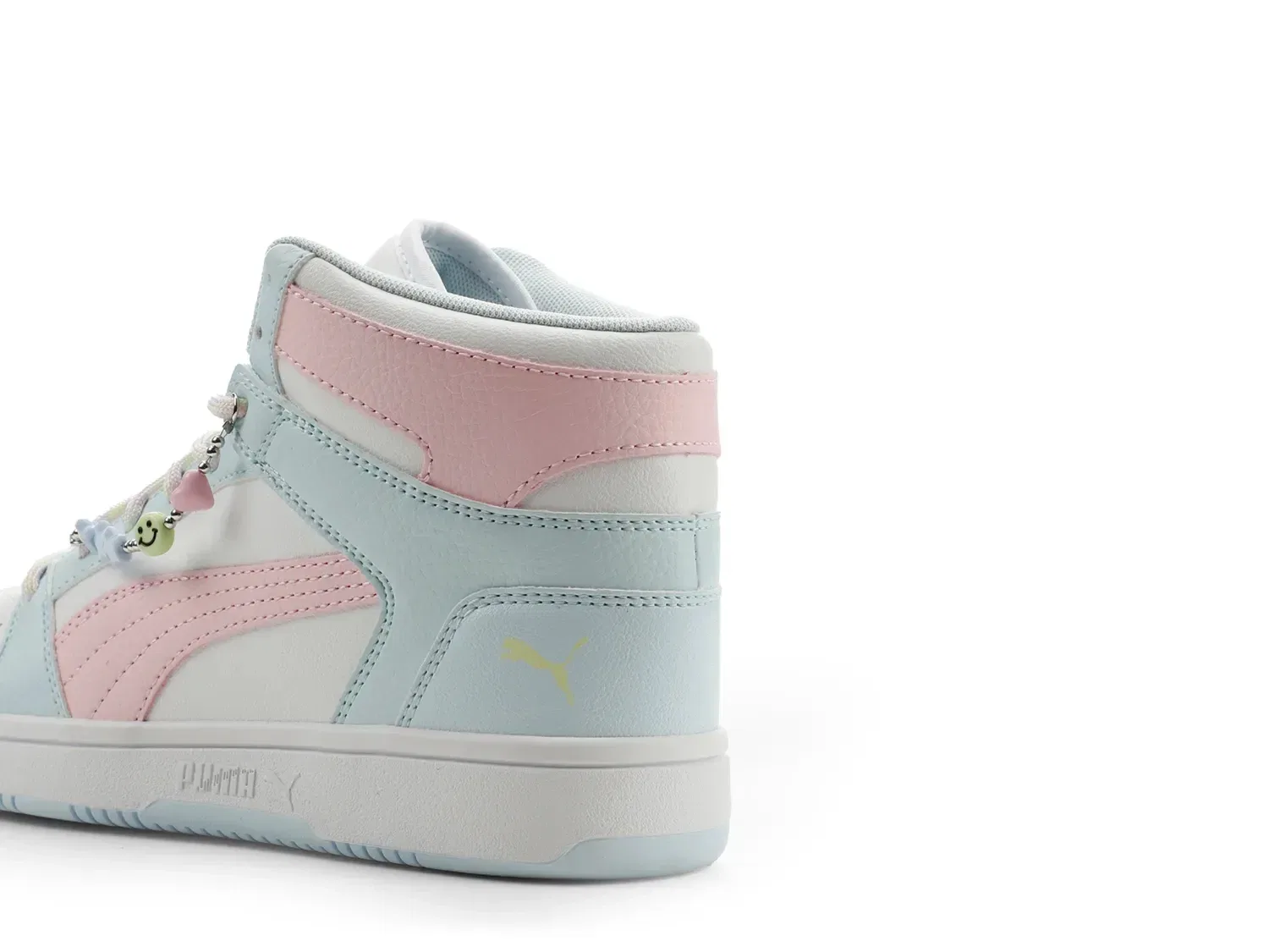 Кроссовки высокие Rebound Layup Playful Charm, PUMA, белый/мультиколор — фото 2