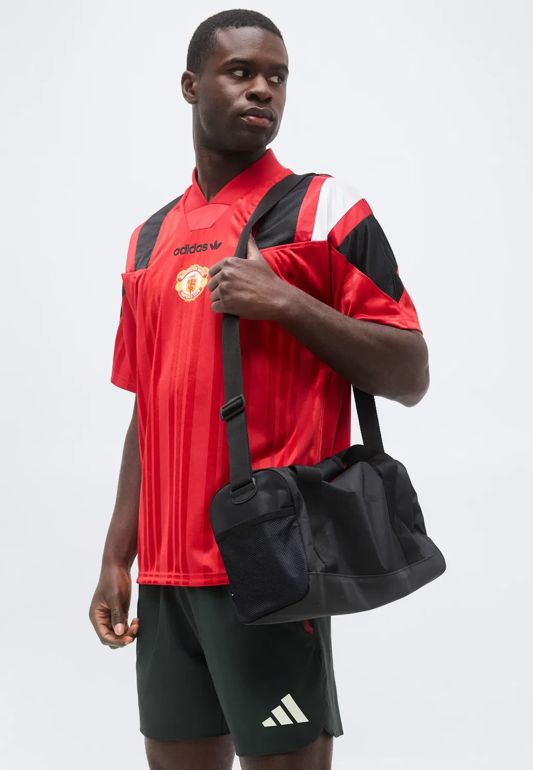 Шорты для путешествий Manchester United Tiro - клубная одежда Adidas Performance, Jungle Ink — фото 4