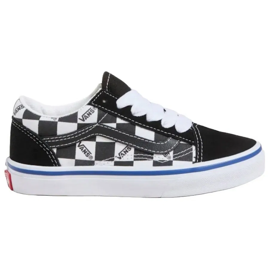 Детские кеды с принтом Old Skool Vans, Черный