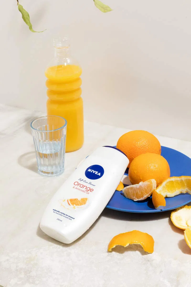 Гель для душа кремовый NIVEA Indulgent Moisture Orange, 500 мл, набор 6 шт, Оранжевый — фото 2