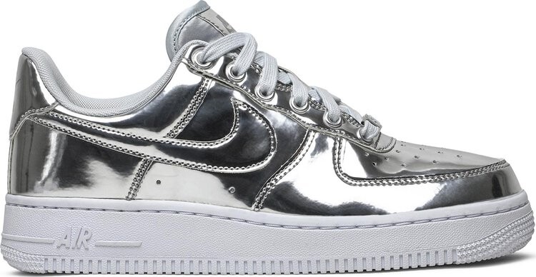 

Кроссовки Nike Wmns Air Force 1 SP 'Liquid Metal - Chrome', серебряный, Серый;серебристый, Кроссовки Nike Wmns Air Force 1 SP 'Liquid Metal - Chrome', серебряный