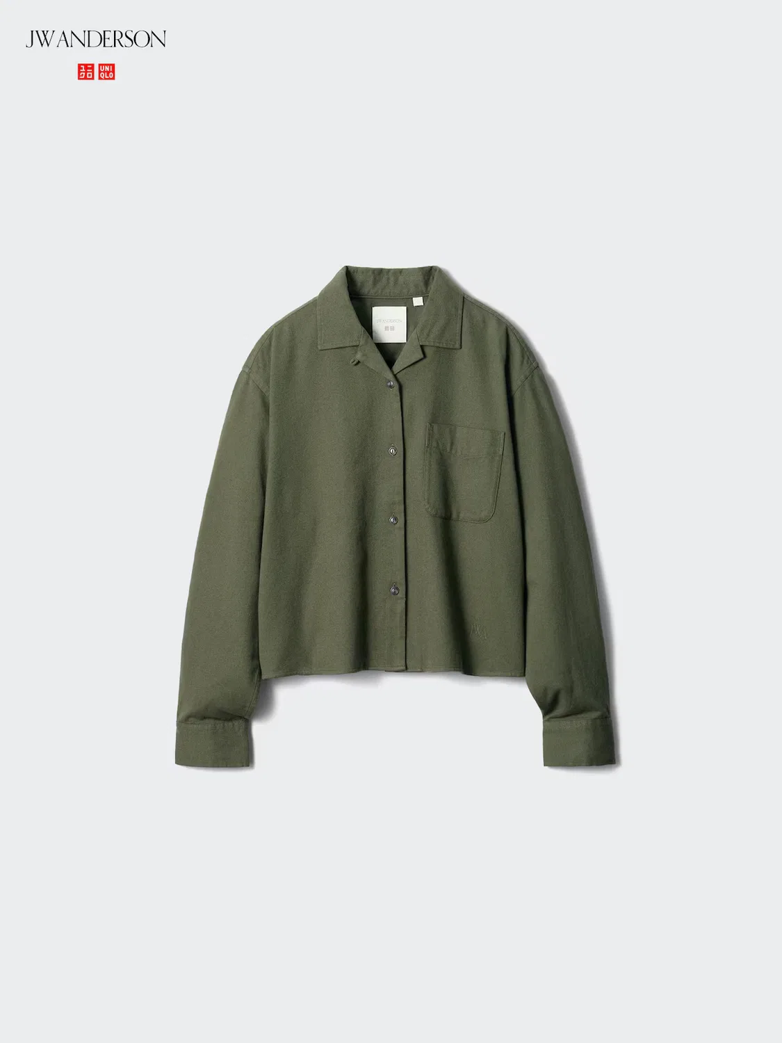 Рубашка Uniqlo, свободный крой, натуральный — фото 4