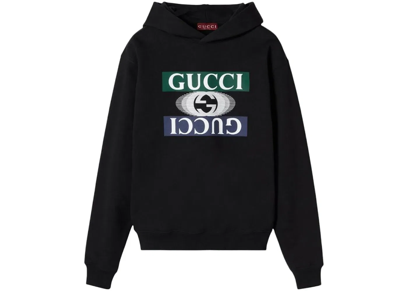 Мужская худи с принтом Hoodie Gucci, Black Multi