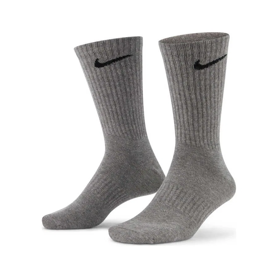 Спортивные носки Everyday Lightweight Crew Nike, Бело-серо-черный