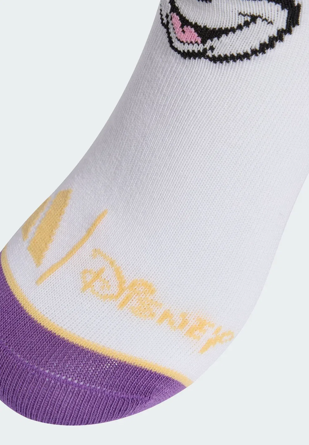 Набор из 3 носков с изображением Минни Маус от Disney Adidas Sportswear, White/Active Purple/Light Grey Heather — фото 2
