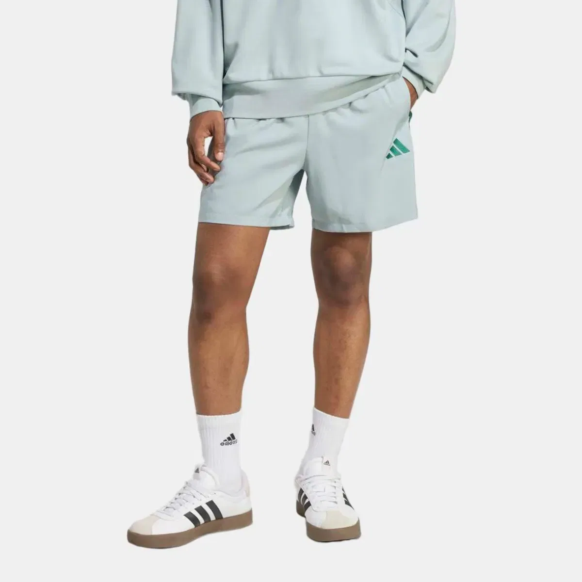 Мужские шорты Essentials Chelsea 3 Stripes adidas, Verde