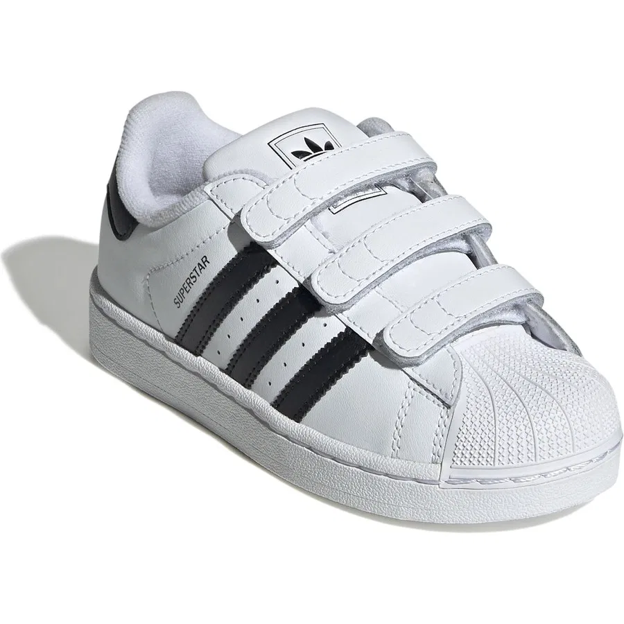 Детские спортивные кроссовки с закрытой пяткой Superstar II Comfort Closure adidas, Черный — фото 3