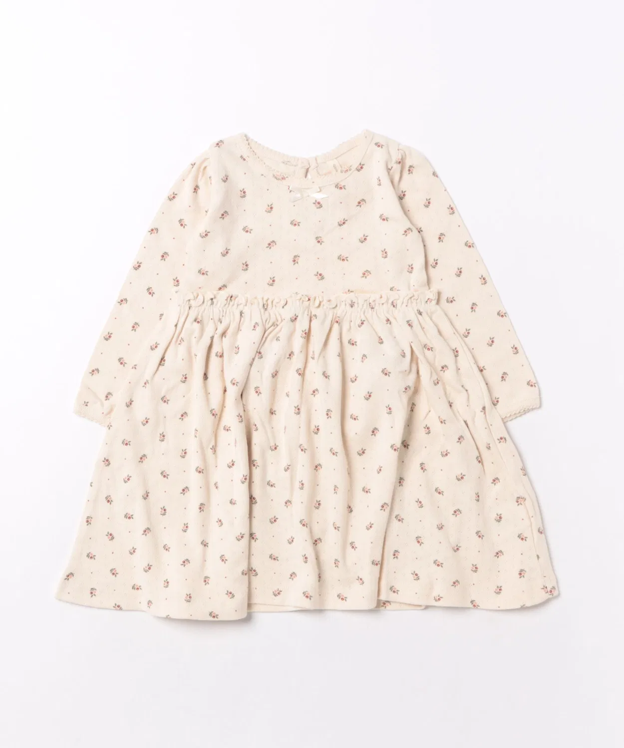 Детское платье с длинным рукавомв цветочек Alda Dress ARCHIVER, Natural