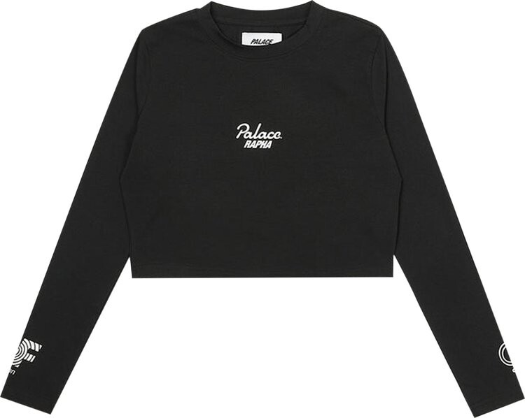 

Футболка Palace x Rapha EF Education First Cropped T-Shirt 'Black', черный