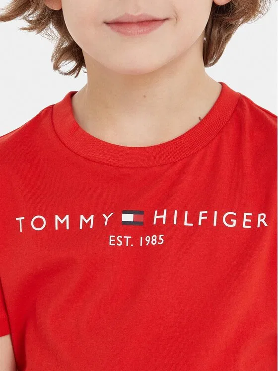 Футболка regular fit Essential Tommy Hilfiger, красный — фото 3