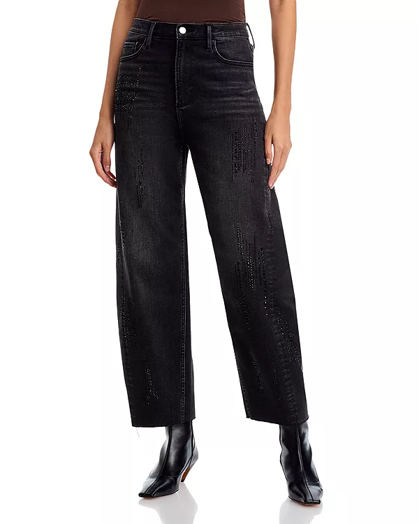 

Джинсы Parker x Jingle с высокой посадкой и завышенной талией, черные. Driftwood, черный