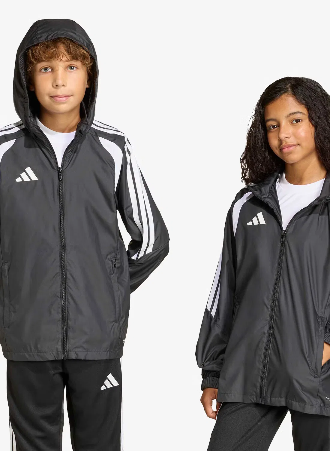 Куртка ветровка с длинным рукавом Tiro26 League Adidas, черный