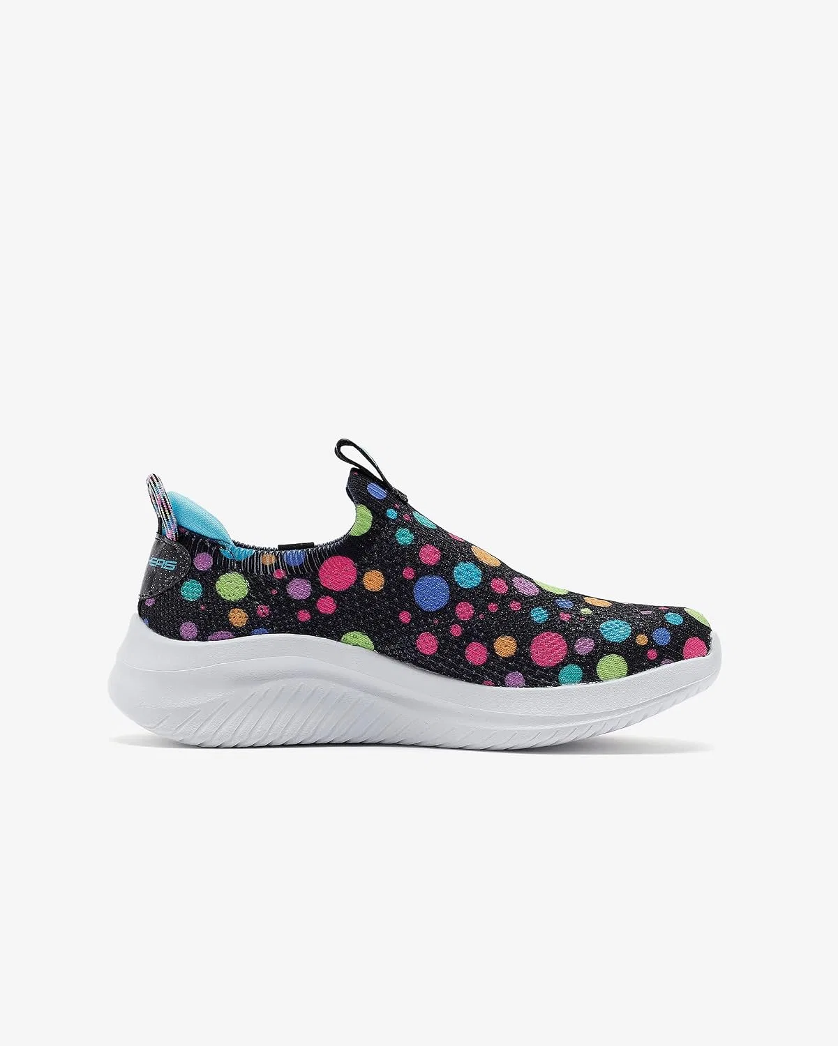 Детские кроссовки для девочек Ultra Flex 3.0 Skechers, Black/Multi — фото 2