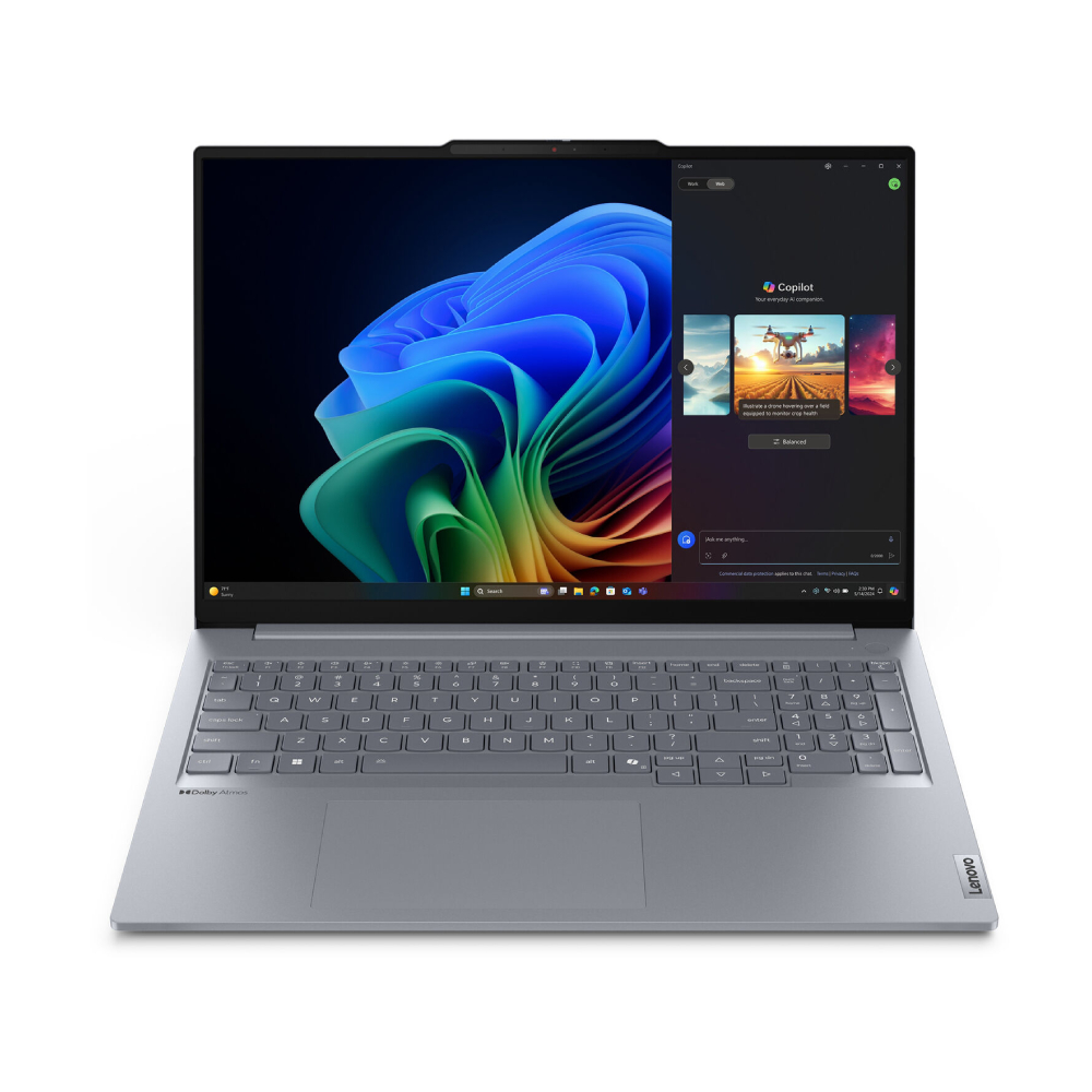 

Ноутбук Lenovo ThinkBook 16 Gen 7 QOY, 16", 16 ГБ/512 ГБ, Snapdragon X Plus, Adreno 726, серый, английская клавиатура