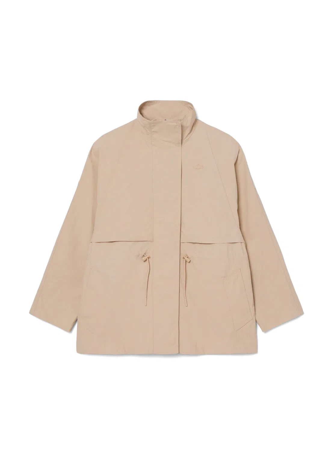 Куртка женская Lacoste Oversize Fit, бежевая