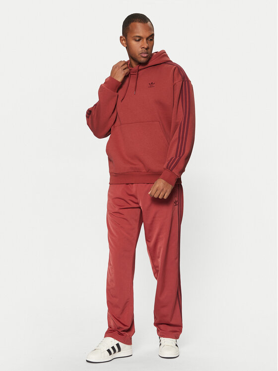 Толстовка свободного кроя Adidas, красный — фото 2