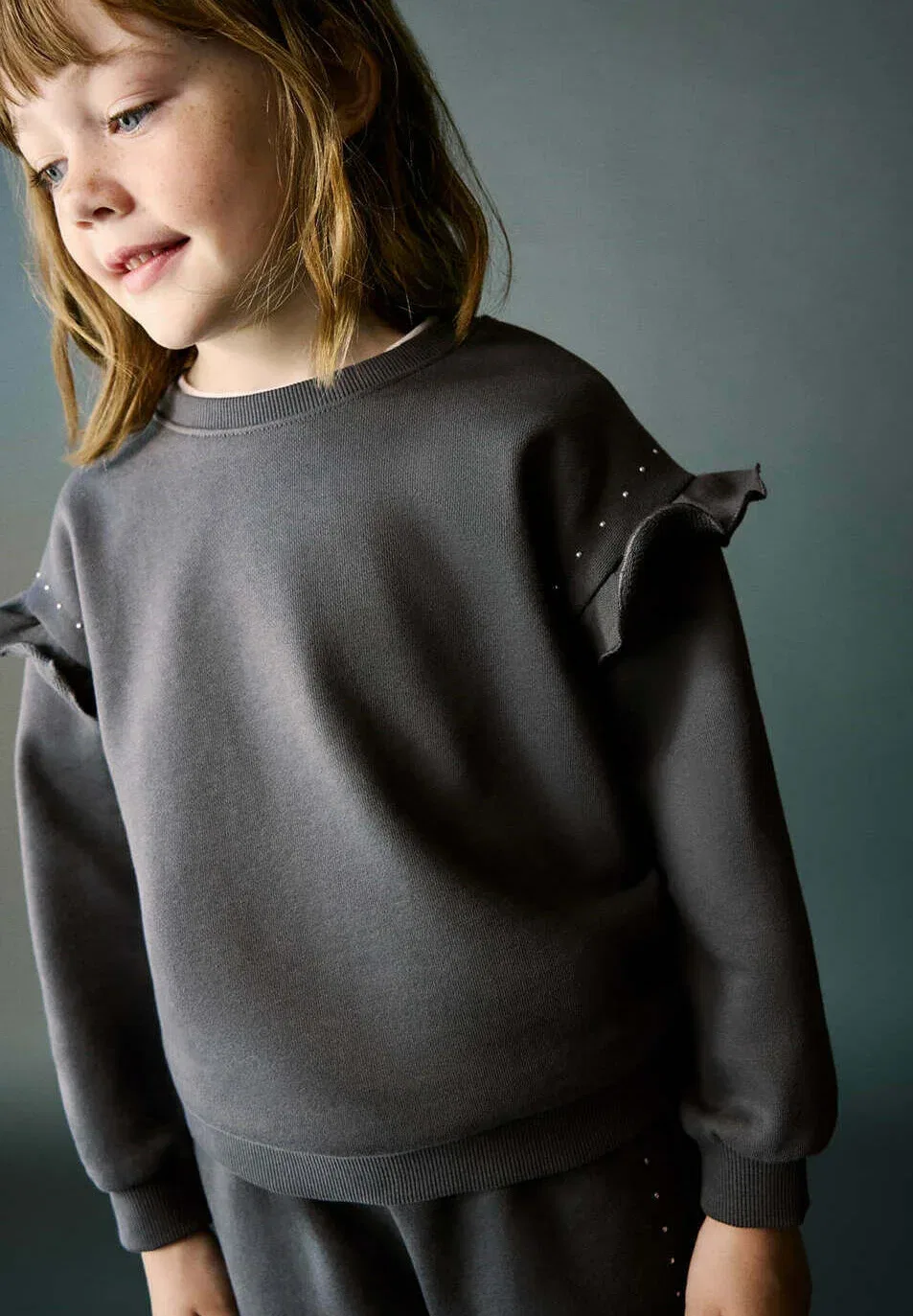 Детская толстовка Mango Kids, Anthracite