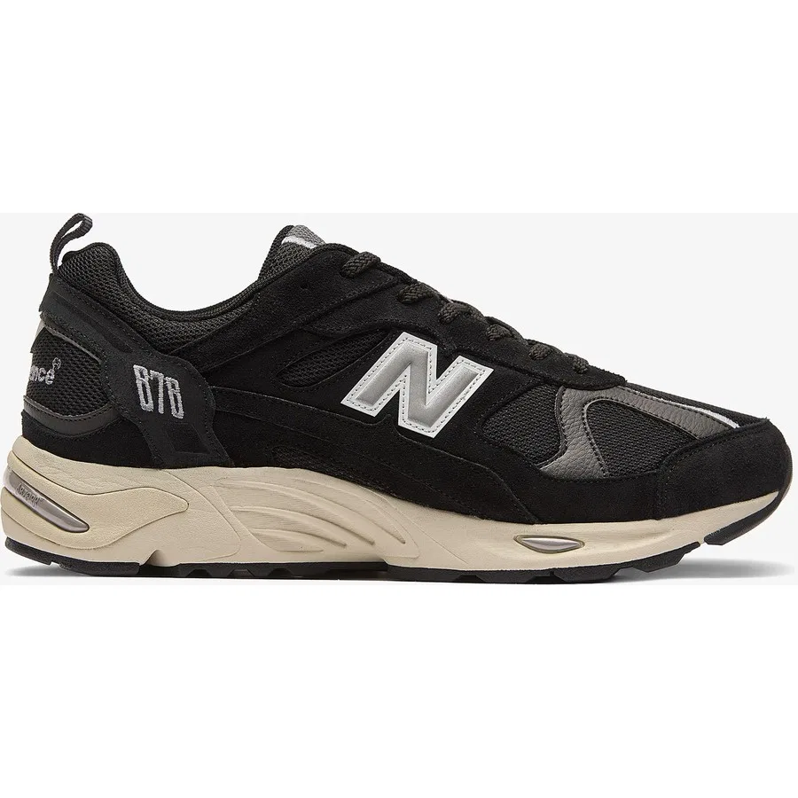 Кроссовки повседневные с замшей и сеткой 878 New Balance, Черный