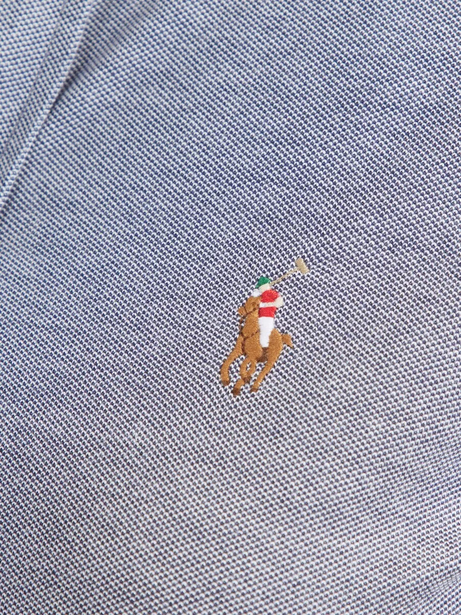 Блузка Polo Ralph Lauren серого цвета — фото 3