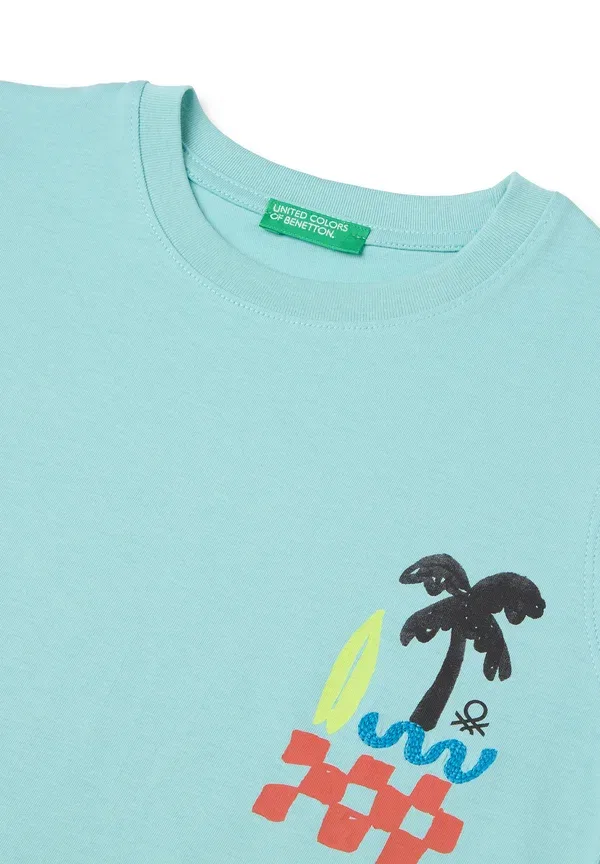 Топ United Colors Of Benetton, синий — фото 3