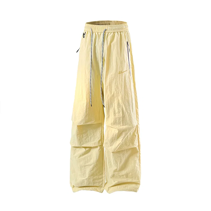 Детские повседневные брюки с принтом Huichao Riding The Wind Collection WARRIOR, Light Yellow
