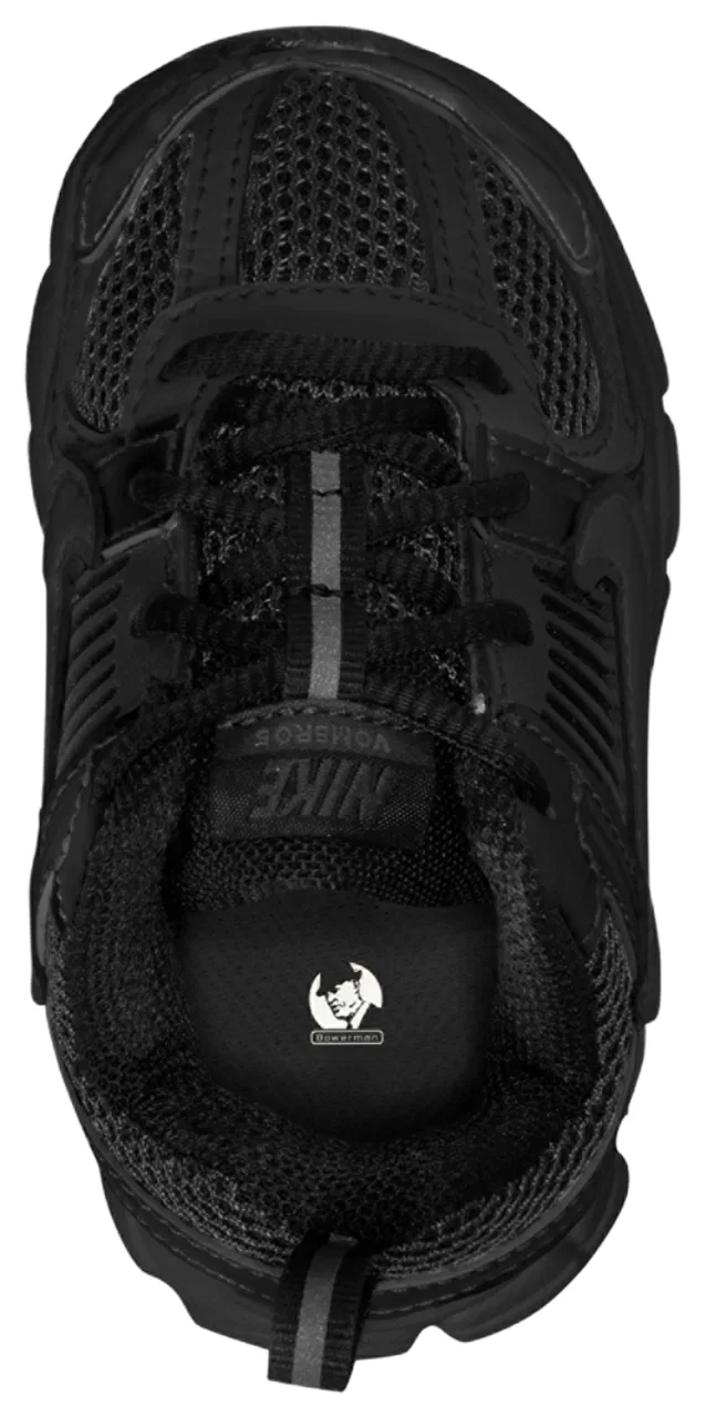 Детские кроссовки для мальчиков с эластичными шнурками Nike Vomero 5 Lace, Black/Black — фото 3
