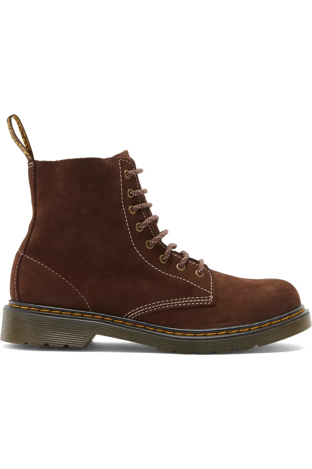 Ботинки детские Dr. Martens 1460 Pascal, шнурованные, темно-коричневый — фото 3