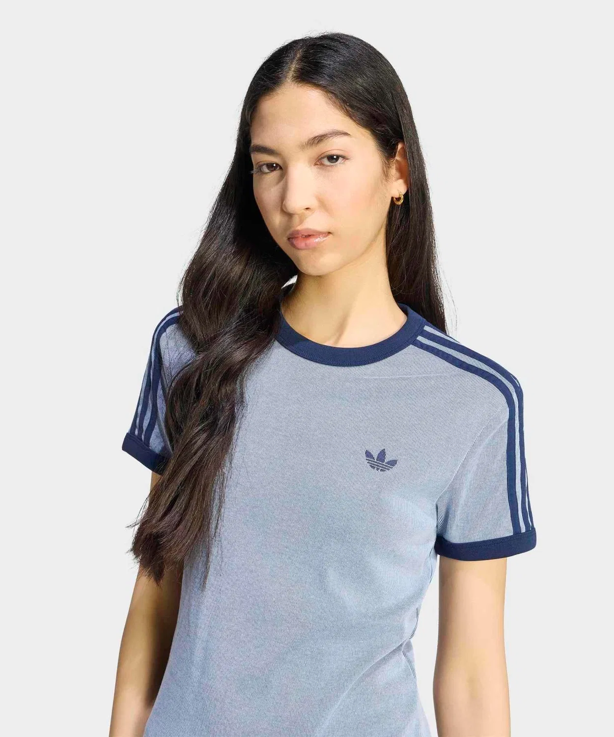 Женская футболка с длинным рукавомHeather 3S Kali Adidas, Blue — фото 3