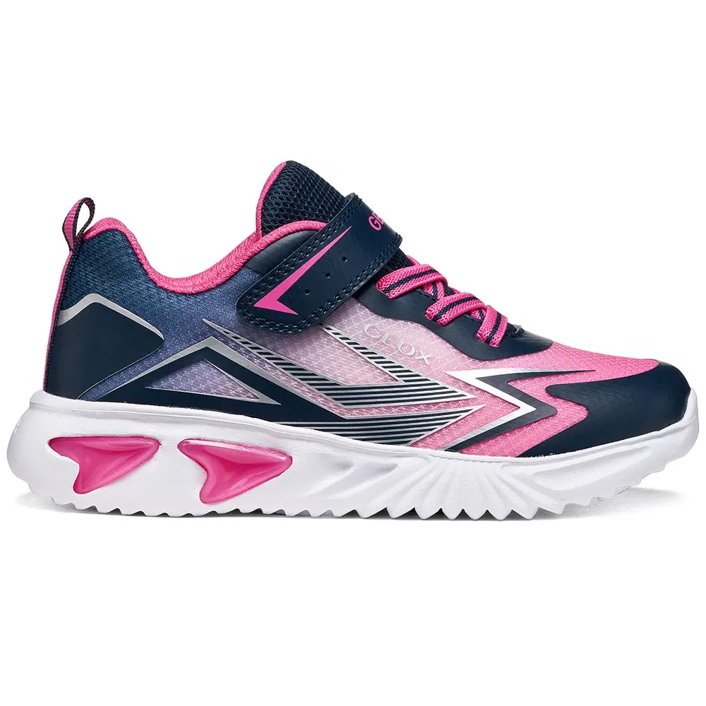 Детские кроссовки для девочек с подсветкой Assister B Geox, Pink