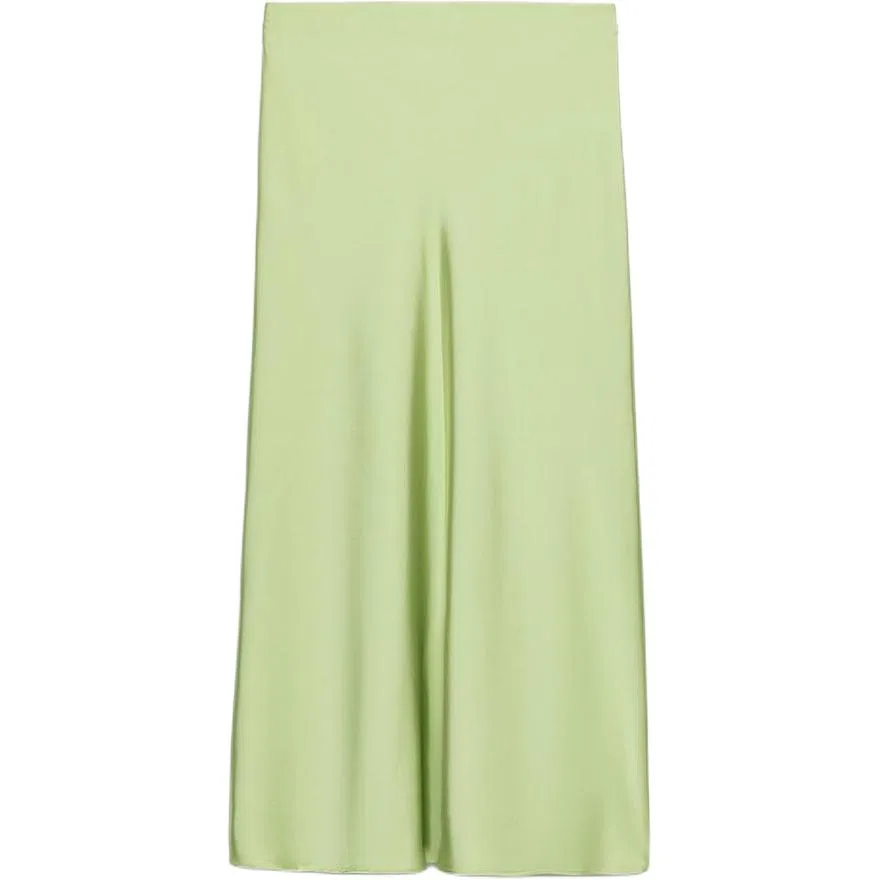 Женская юбка миди Casual Long Skirts Apple Green ZARA, Apple Green — фото 3
