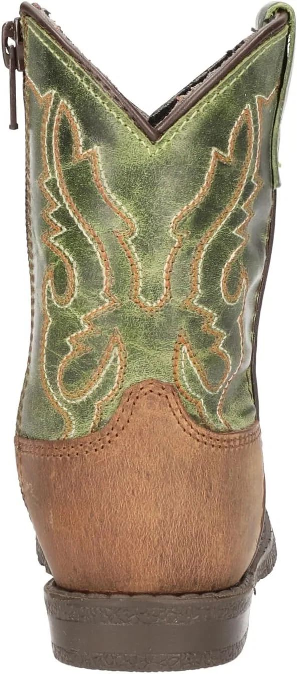 Детские ботинки для мальчиков с принтом HOPALONG Smoky Mountain Boots, Brown Distress/Green Crackle — фото 2
