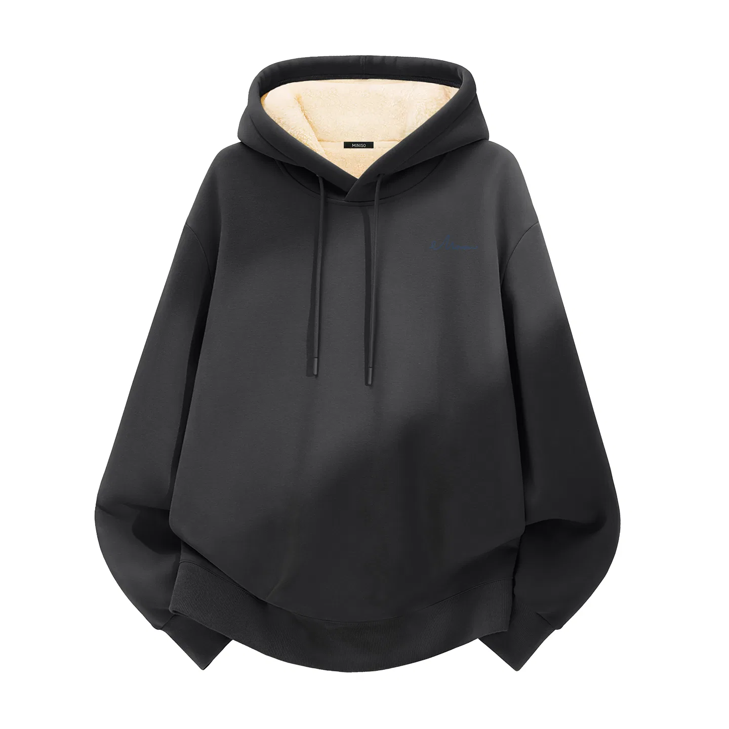 Детский худи с капюшоном утепленный MINISO, Dark Gray