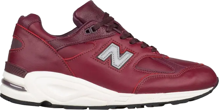 

Кроссовки New Balance Horween Leather Co. x 990v2 Made in USA 'Burgundy', красный