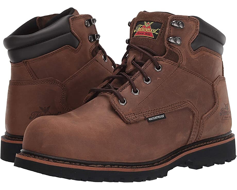 

Ботинки 6" V Series Waterproof Comp Toe Thorogood, коричневый