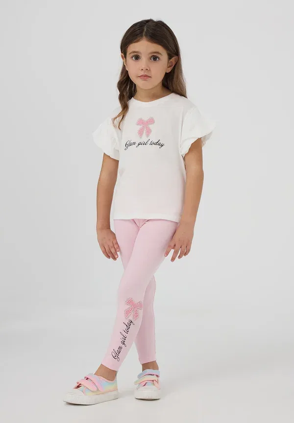 Леггинсы с принтом Leggings - trousers Terranova, Rosa, розовый