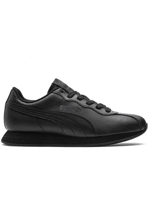 Детские спортивные кроссовки для девочек безрукавные Turin II Jr Puma, Черный — фото 4