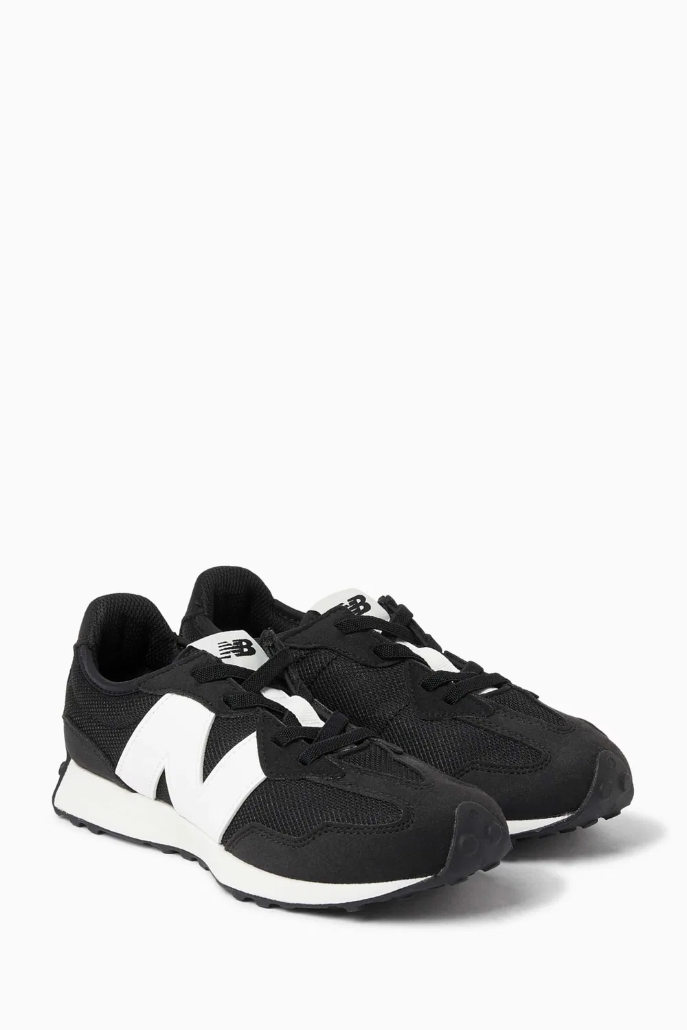 Кроссовки из кожи и сетки 327 New Balance