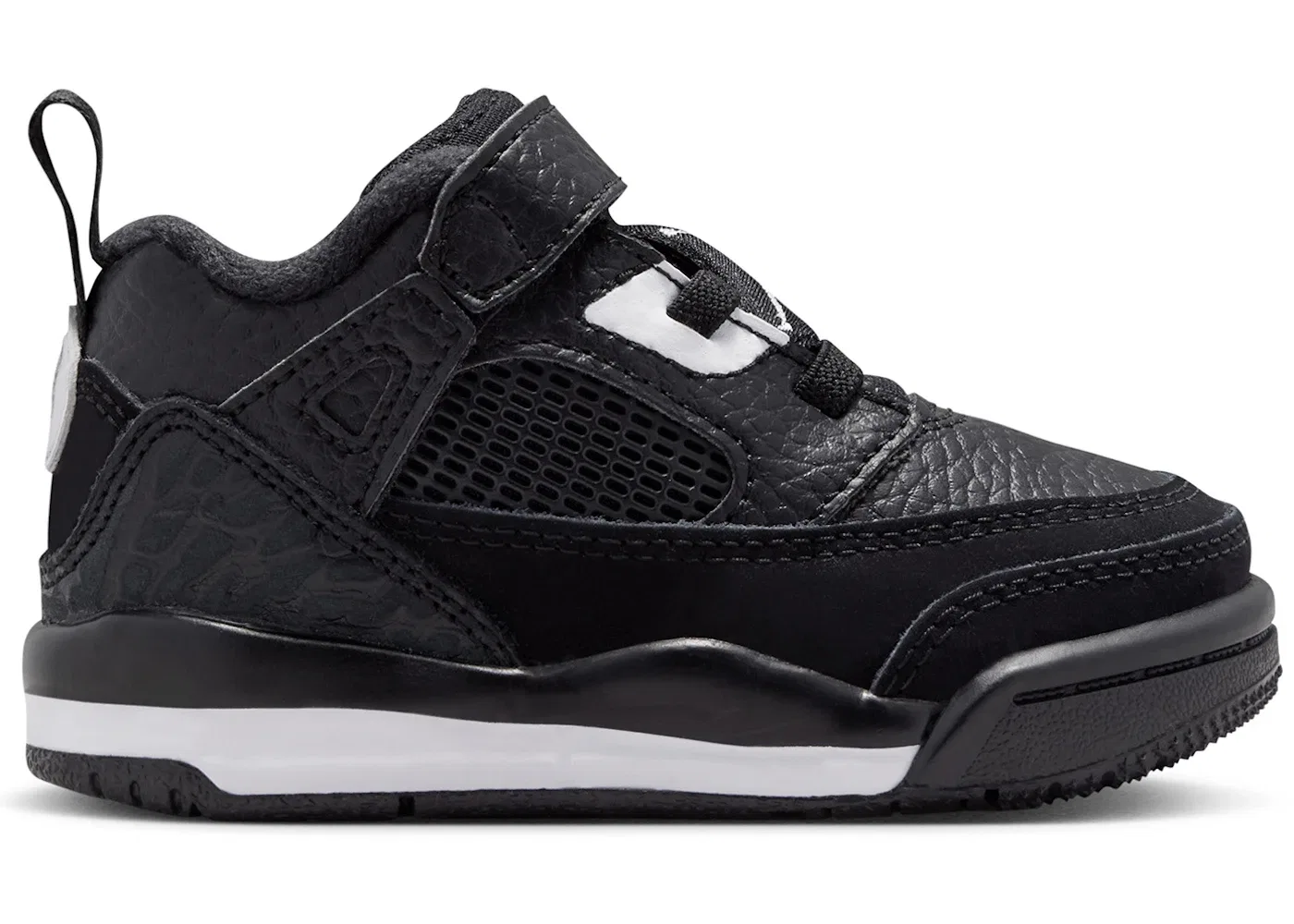 Детские кроссовки с принтом Jordan Spizike Low, Black/White/Anthracite/White
