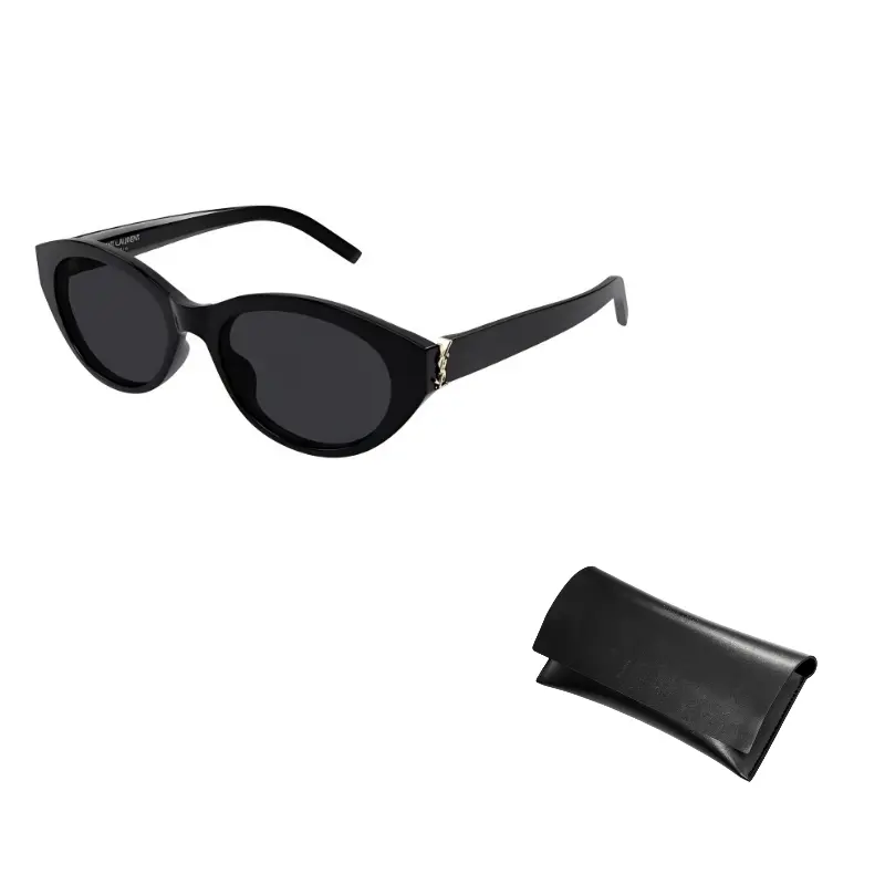 

SAINT LAURENT Солнцезащитные очки овальной формы Eyewear Oval Frame, Black