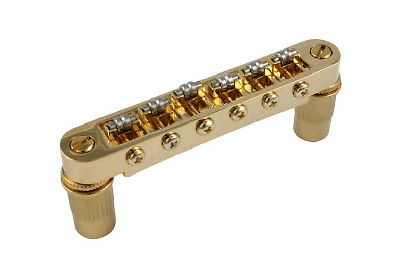 

Роликовый мост Tunematic, большие монтажные отверстия, с фурнитурой - GOLD, GB-0956-002 Allparts GB-0596-002