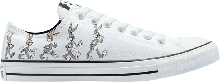 

Кроссовки Converse Looney Tunes x Chuck Taylor All Star Low 80th Anniversary - Bugs Bunny, белый, Белый;серый, Кроссовки Converse Looney Tunes x Chuck Taylor All Star Low 80th Anniversary - Bugs Bunny, белый