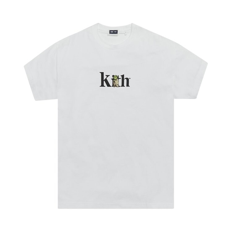 

Футболка Kith For Star Wars Yoda Serif Tee 'White', белый