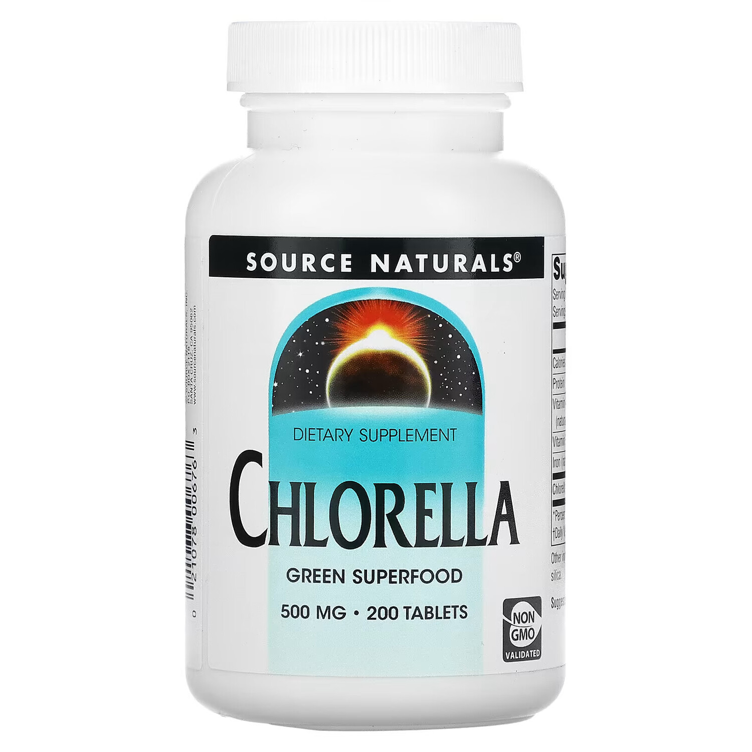 

Source Naturals, Хлорелла 200 таблеток