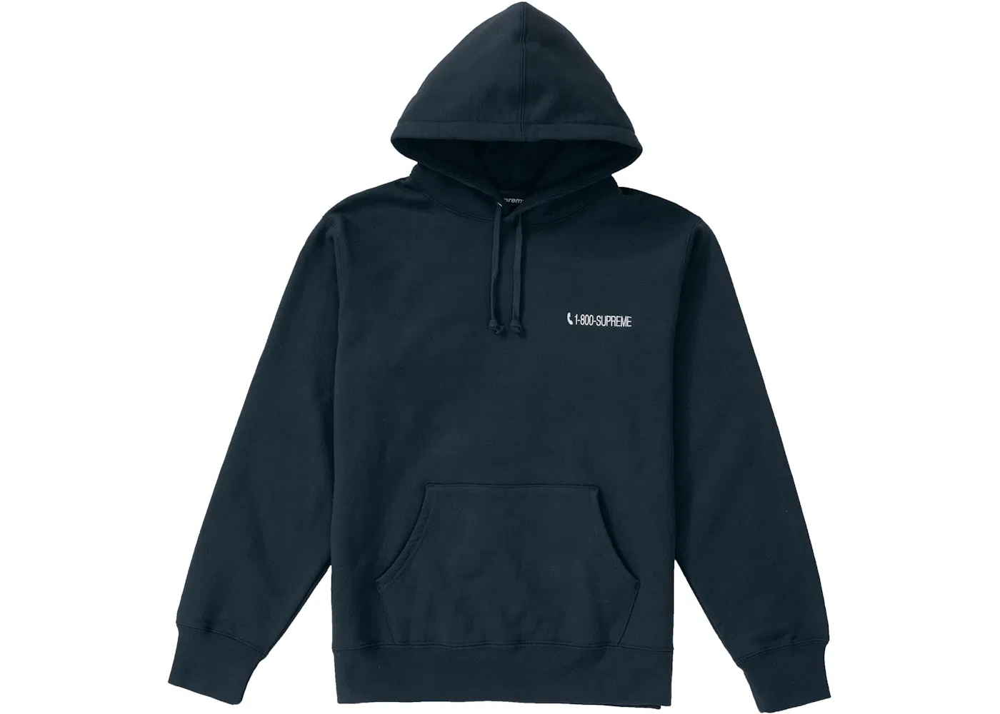 Мужская худи с капюшоном Supreme, Navy