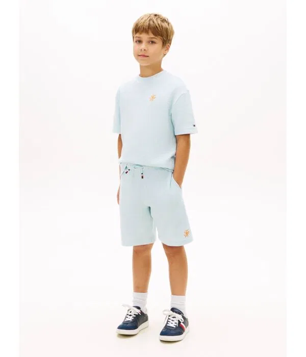 Детские шорты для мальчиков хлопковые Tommy Hilfiger, Azzurro — фото 2