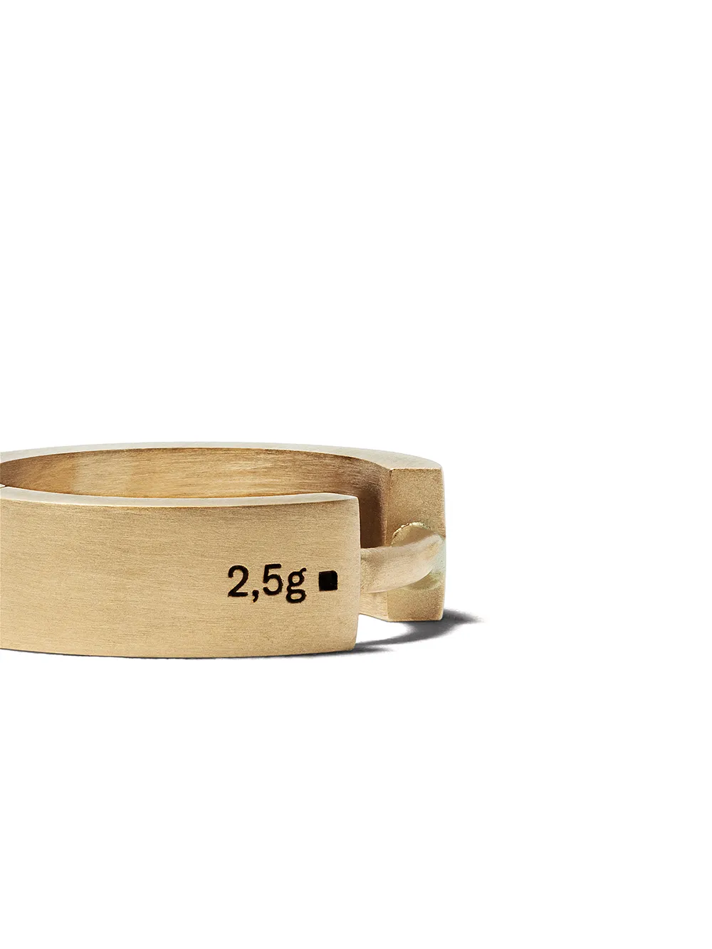 

Серьга 31/10G Ribbon из желтого золота Le Gramme, золотой