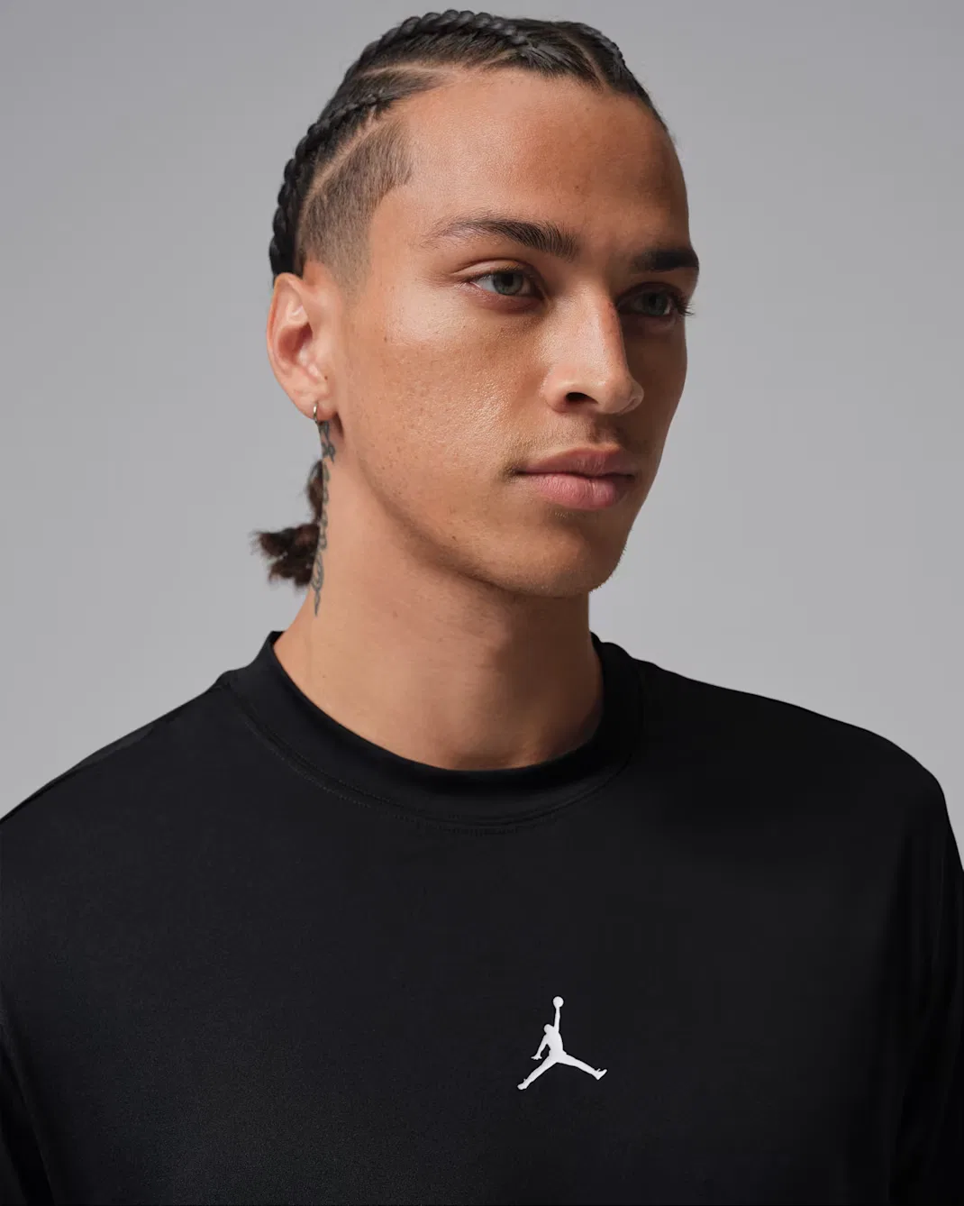 Мужская футболка с длинными рукавами Dri-FIT Jordan Sport Essentials, Black — фото 3