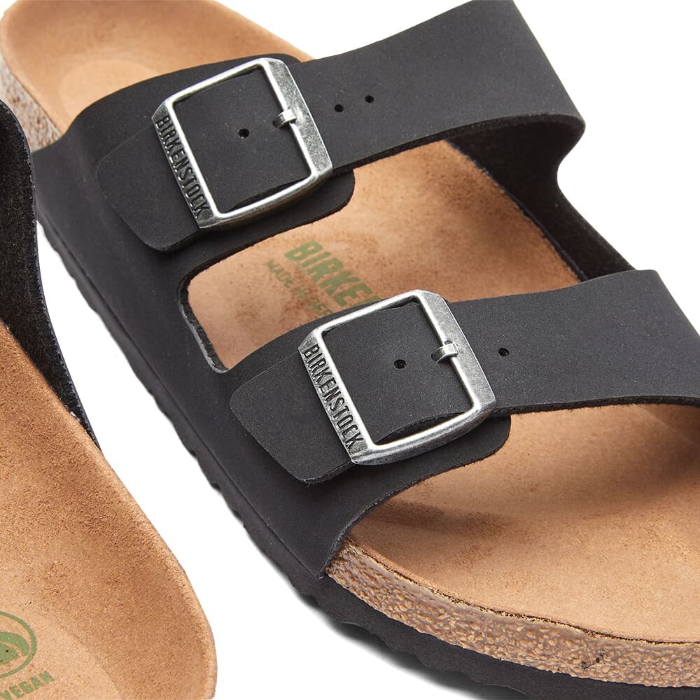 Сандалии Birkenstock Arizona Vegan Birkibuc, черный — фото 3