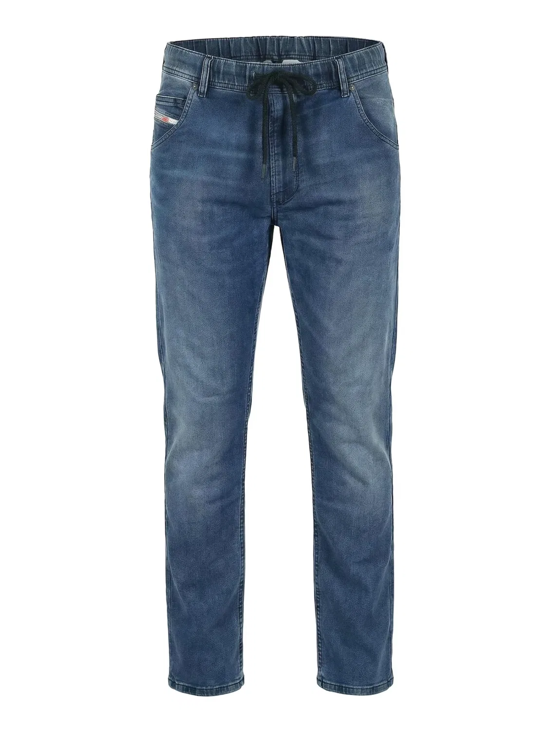 Джинсы Diesel Tapered Jeans 2030 D-KROOLEY JOGGJEANS Superstretch & Supersoft в дымчато-синем цвете